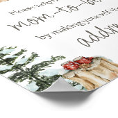 Winterkleding Het is koud buiten het envelop stati Poster (Hoek)