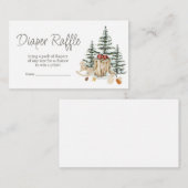 Winterkleding Het is koud buiten luiergekletter Informatiekaartje (Voorkant / Achterkant)