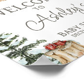 Winterkleding Het is koud buiten Welkom Poster (Hoek)