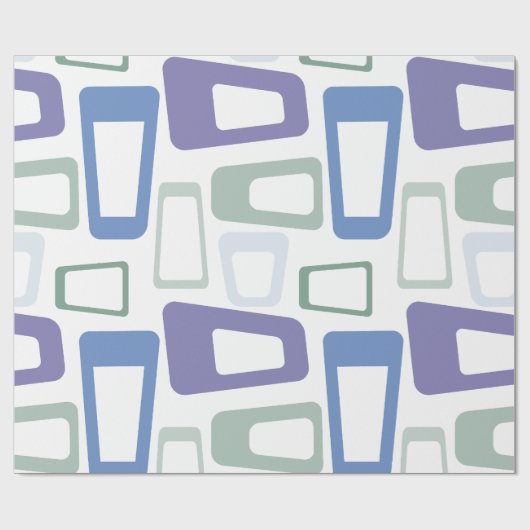 Winterkleuren Cadeaupapier (Vlak)