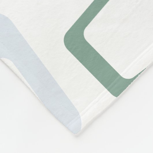 Winterkleuren Fleece Deken (Hoek)