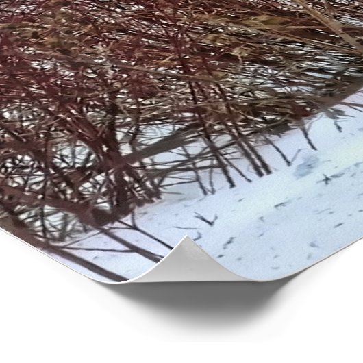 Winterkleuren Poster (Hoek)