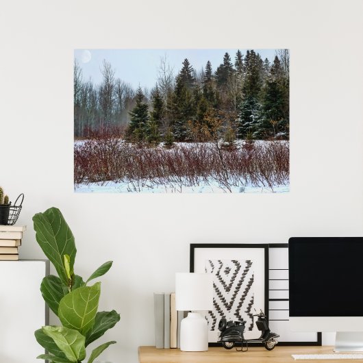 Winterkleuren Poster (Thuiskantoor)