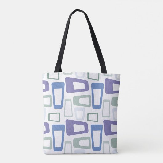 Winterkleuren Tote Bag (Achterkant)