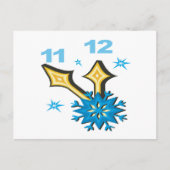 Winterklok Briefkaart (Voorkant)