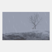 Winterkloosters Rechthoekige Sticker (Voorkant)