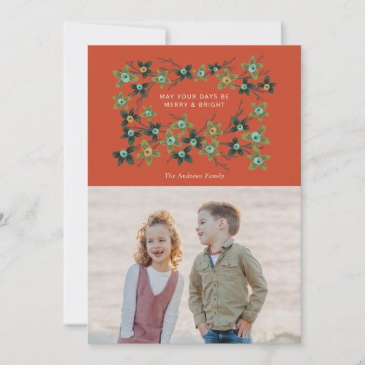 Winterknoppen Feestdagenkaart (Voorkant)