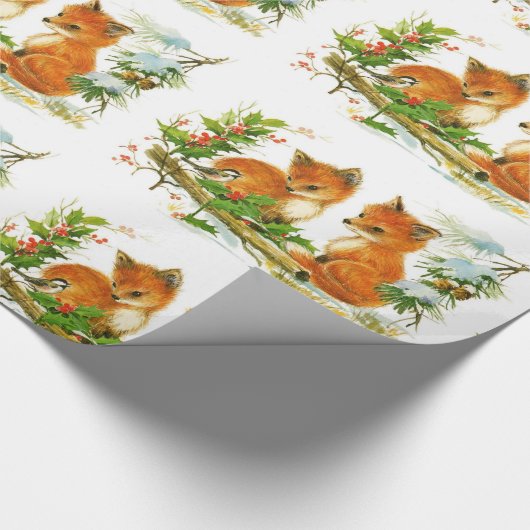 winterkoeien cadeaupapier (Hoek)