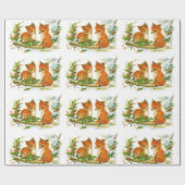 winterkoeien cadeaupapier (Vlak)