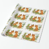  winterkoeien cadeaupapier (Uitgerold)