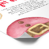 Winterkoekjes baby shower Late Night luiers Poster (Hoek)