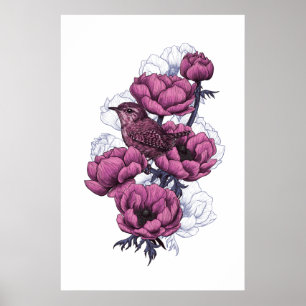 Winterkoning-boeket Poster