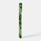 Winterkoning en kerstroos, lichtgroen iPhone 15 case (Rechterkant)