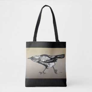 Winterkoninkje op de Looppas Tote Bag
