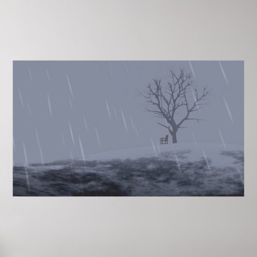 Winterkoudeprint Poster (Voorkant)