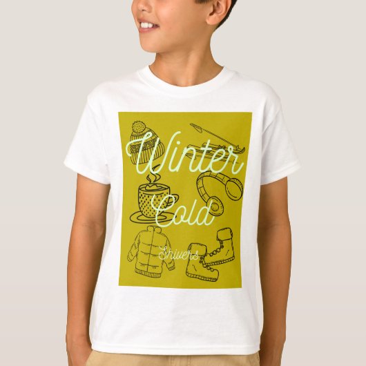 winterkoudescheven t-shirt (Voorkant)