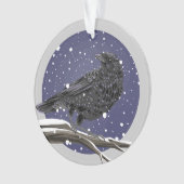 Winterkraai Ornament (voorkant)