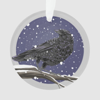 Winterkraai Ornament