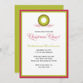 Winterkrans en bessen | Vakantie Kaart (Voorkant / Achterkant)