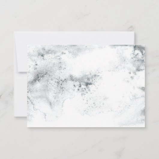 Winterkrans & Kardinaal Bruiloft Save The Date (Achterkant)