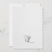 Winterkrans Religieuze uitnodiging (Achterkant)