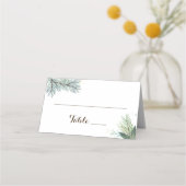 Winterkrans Trouwplaats Escort Kaarten Plaatskaartje (Achterkant)