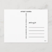 WINTERKRANS | VREUGDE | STIJLVOL VAKANTIE BRIEFKAA FEESTDAGENKAART (Achterkant)