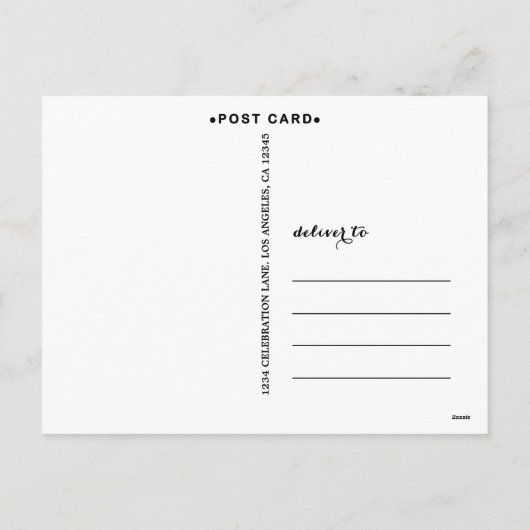 WINTERKRANS | VREUGDE | STIJLVOL VAKANTIE BRIEFKAA FEESTDAGENKAART (Achterkant)