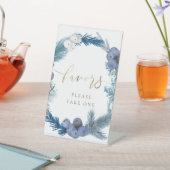 winterkreet begunstigt voetgangersbord reclamebord met voetstuk (Insitu)