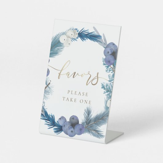 winterkreet begunstigt voetgangersbord reclamebord met voetstuk (Voorkant)