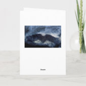 Winterkruis Feestdagen Kaart (Achterkant)