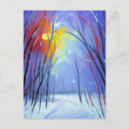 winterkunst briefkaart