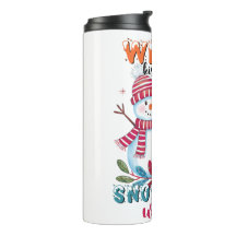 Winterkussen en sneeuwvlok wensen