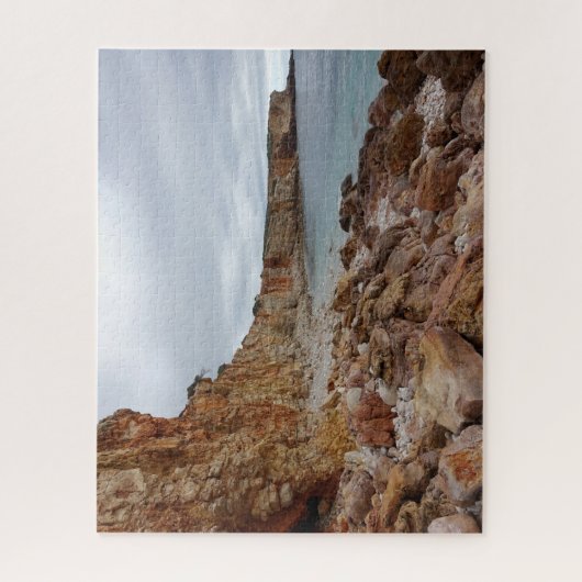 Winterkust van de Algarve Puzzle Legpuzzel (Verticaal)