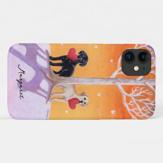 Winterlabradors Case-Mate iPhone Case (Achterkant (horizontaal))