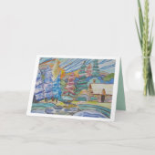 Winterland Feestdagen Kaart (Voorkant)