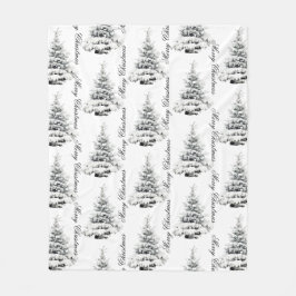 WINTERLAND kerstdeken Fleece Deken