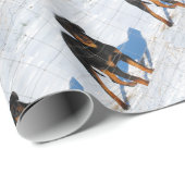 Winterland Rottweiler Cadeaupapier (Rol Hoek)