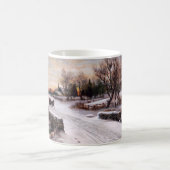 winterland scène kerstcadeau koffiemok (Center)