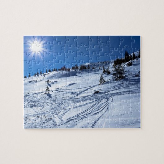 Winterland Winterzon Legpuzzel (Horizontaal)