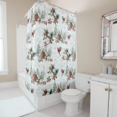 Winterlandcabine Douchegordijn (In situ)