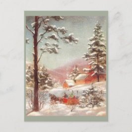 winterlandscène briefkaart