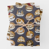 Winterlandschaft mit ISI Inpakpapier Vel (In situ)