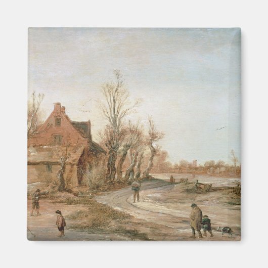 Winterlandschap, 1623 magneet (Voorkant)