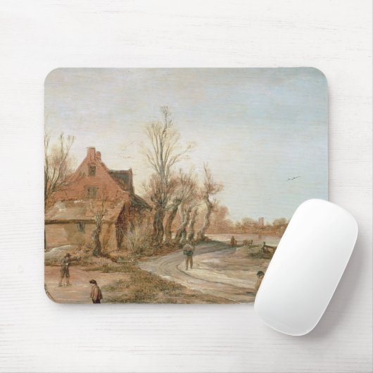 Winterlandschap, 1623 muismat (Met muis)