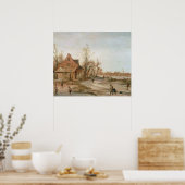 Winterlandschap, 1623 poster (Keuken)