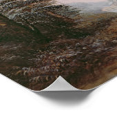 Winterlandschap, 1869 poster (Hoek)