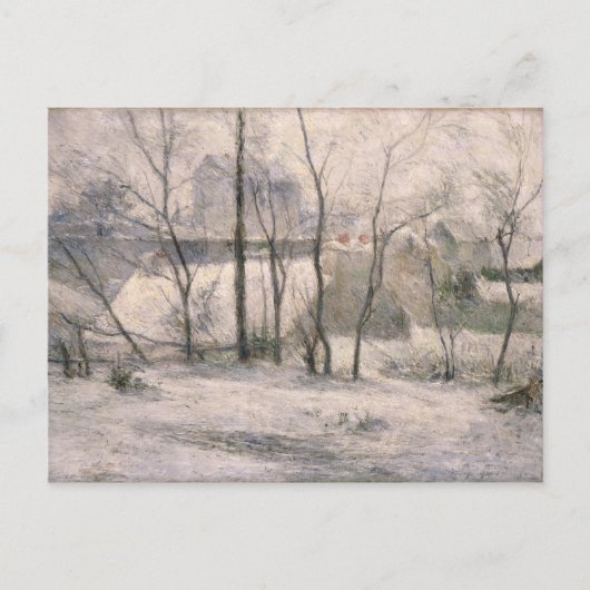 Winterlandschap, 1879 briefkaart (Voorkant)