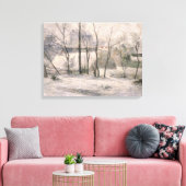 Winterlandschap, 1879 canvas afdruk (Insitu (Woonkamer))