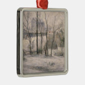 Winterlandschap, 1879 metalen ornament (Rechts)